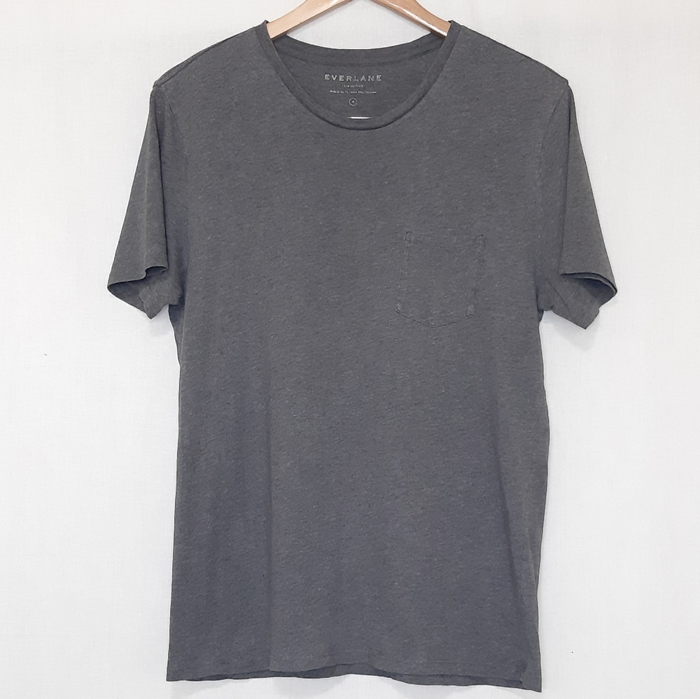 Everlane Pocket Men's Gray Shirt Medium